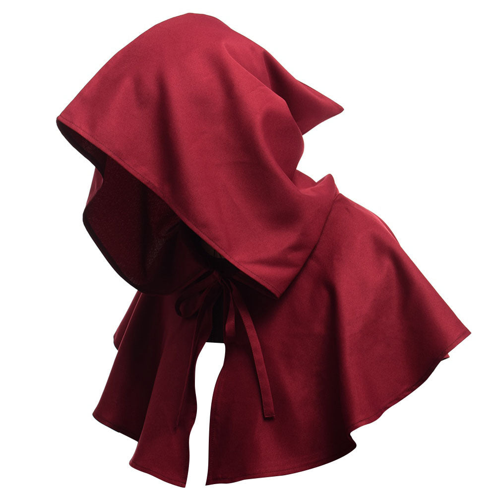 Medieval foreign trade explosions Halloween costume Death cloak Medieval hat cloak adult spot