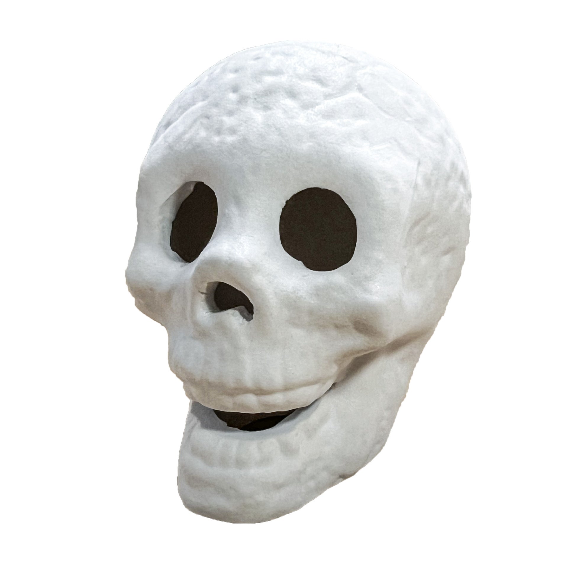 New Halloween Simulated Skull Props Stove BBQ Ceramic Ornaments Horror Party Decorations