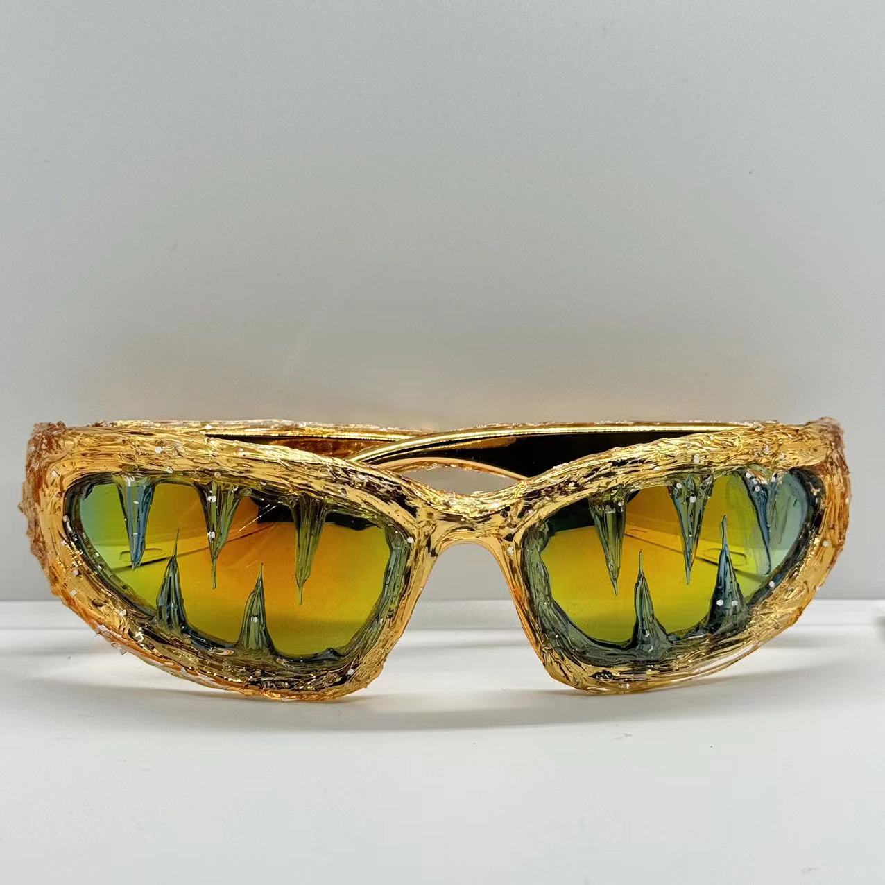 Cross-border Popular Halloween American Dark Abigail Epoxy Sunglasses