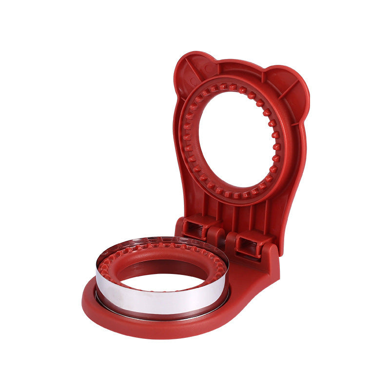 Stainless steel baking tool round sandwich cutting mold cake biscuit toast sandwich pocket