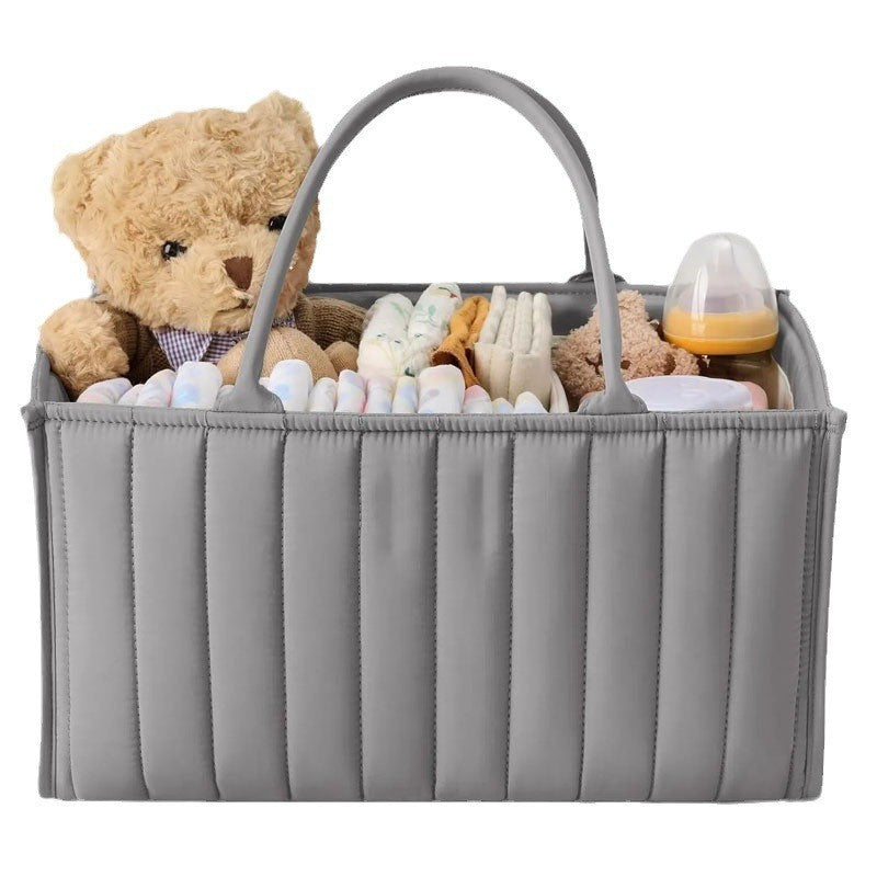 Large capacity maternal and child supplies diaper storage bag fashionable multifunctional diaper bag easy to fold mommy bag storage