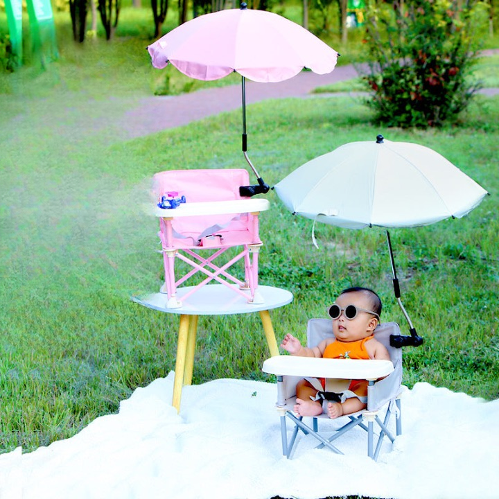 South Korea INS same baby camping folding dining chair cross-border portable baby dining table export children's small chair