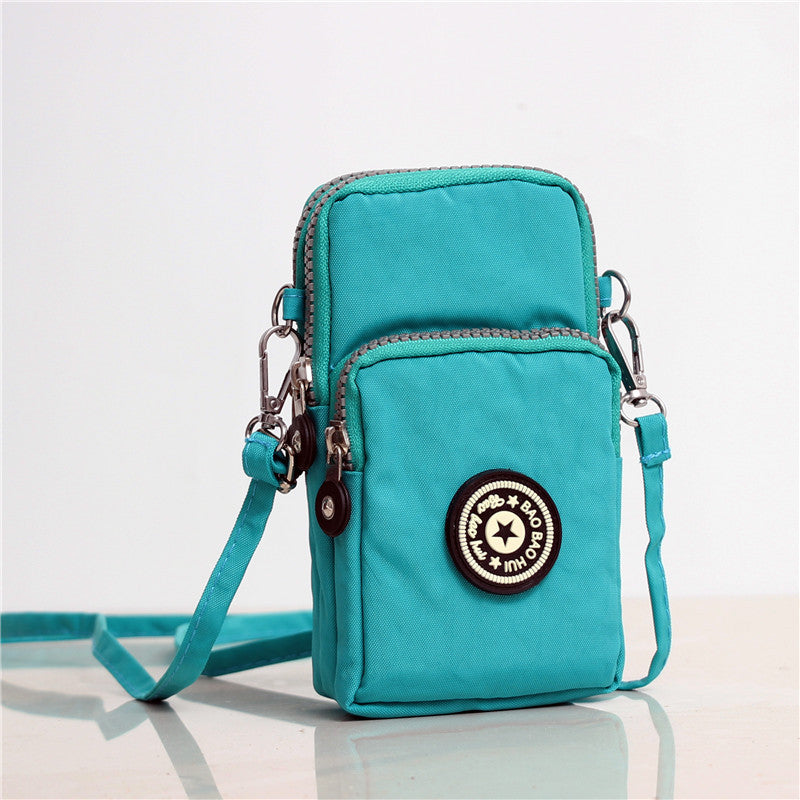 Wholesale mobile phone bag coin purse mini bag crossbody bag fabric mobile phone bag neck strap wrist bag arm mobile phone bag