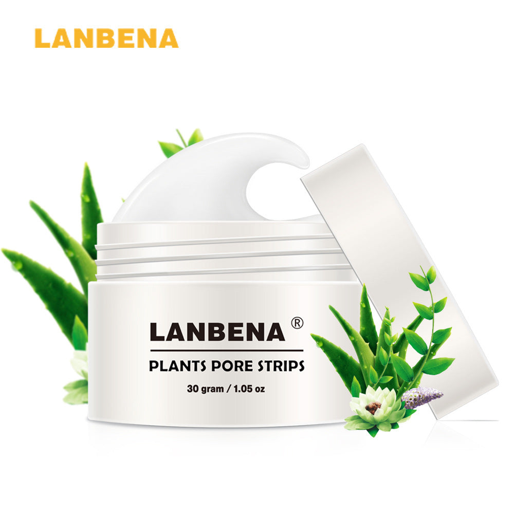 LANBENA Blackhead Remover Nose Mask Pore Strip Black Mask Peeling Acne Treatment Deep Cleansing Face Mask Oil Control Skin Care