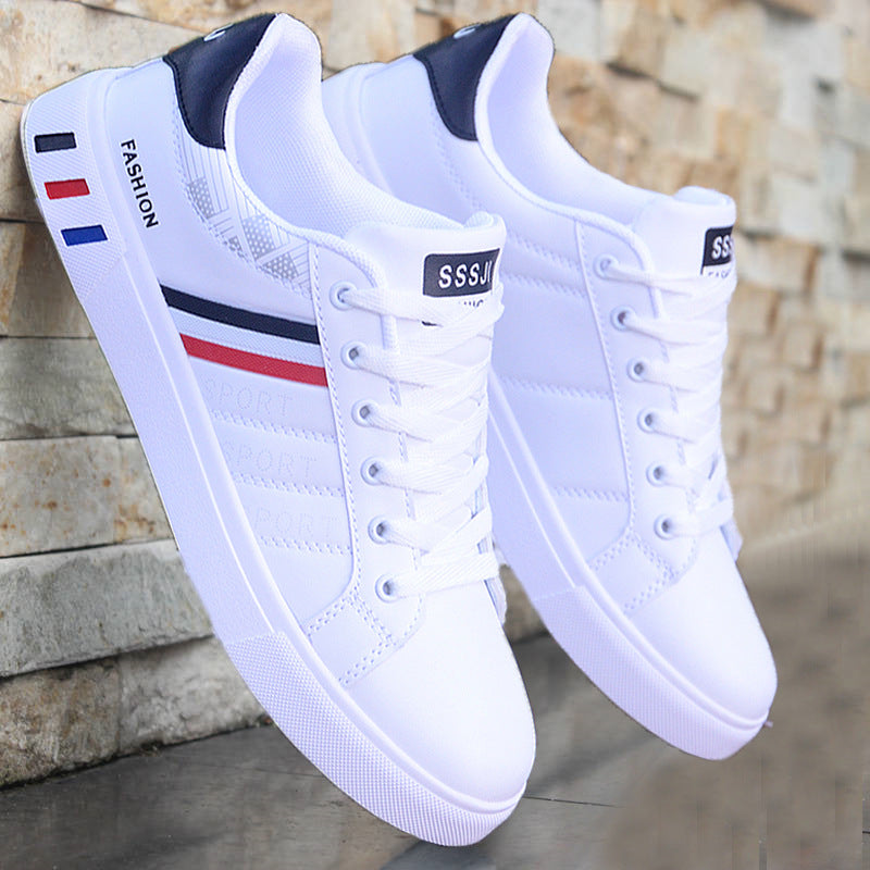 Spring New Casual Shoes Extra Large Men's Sneakers Trendy Breathable White Shoes Men's Sports Shoes Low Top