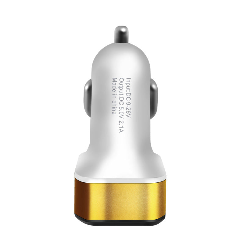 Car Charger 5V 2.1A Quick Charge Dual USB Port LED Display Cigarette Lighter Phone Adapter Car Voltage Diagnostic USB Gadgets