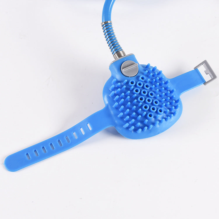 Dog bathing artifact pet bathing nozzle pet bathing brush cat and dog supplies silicone massage shower