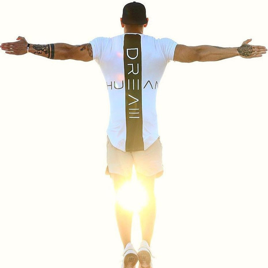 Muscle Brothers Fitness T-shirt Quick Dry Color Matching Sports Leisure Foreign Trade Cross-border Moisture Wicking Running Basketball High Elasticity