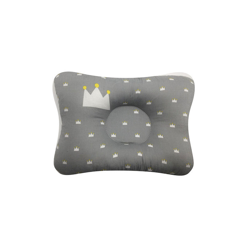 Touch bean function baby pillow pure cotton shaping pillow 20-year-old newborn anti-bias head correction baby pillow A13