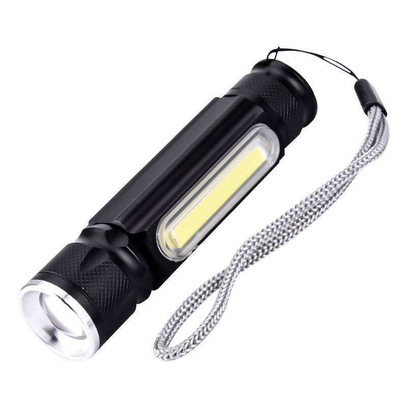 USB rechargeable camping lantern flashlight t6 cobled multifunctional with hook magnet repair emergency light super bright