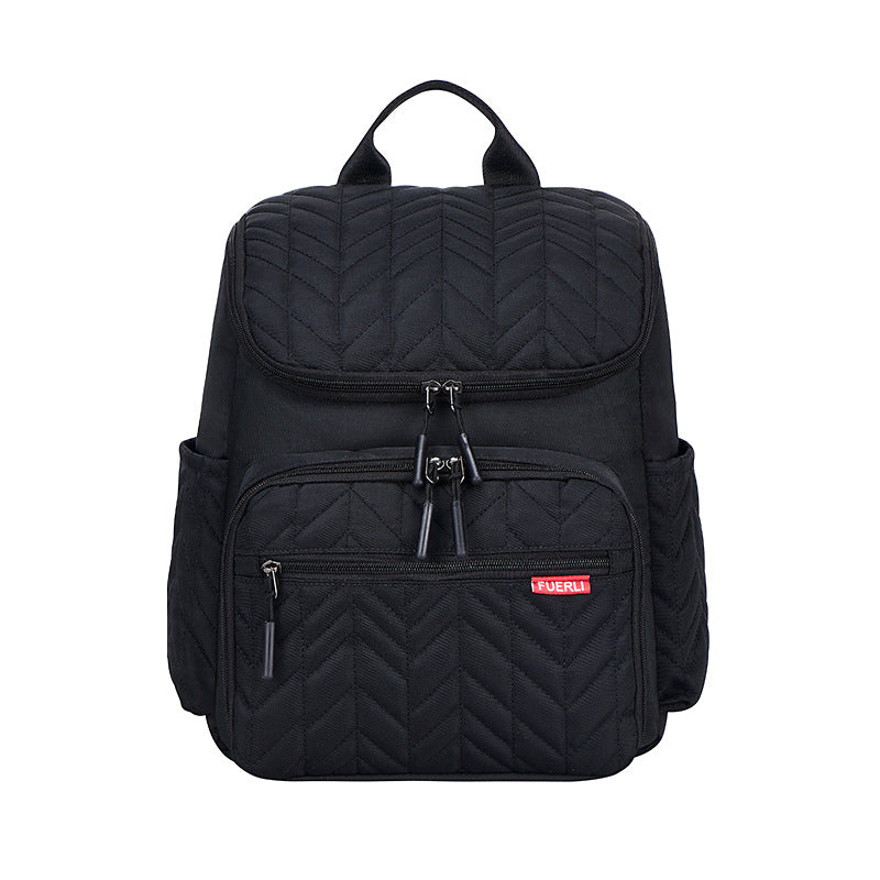 New color European and American large capacity embroidery mother and baby bag portable diaper bag baby bottle insulation mommy bag