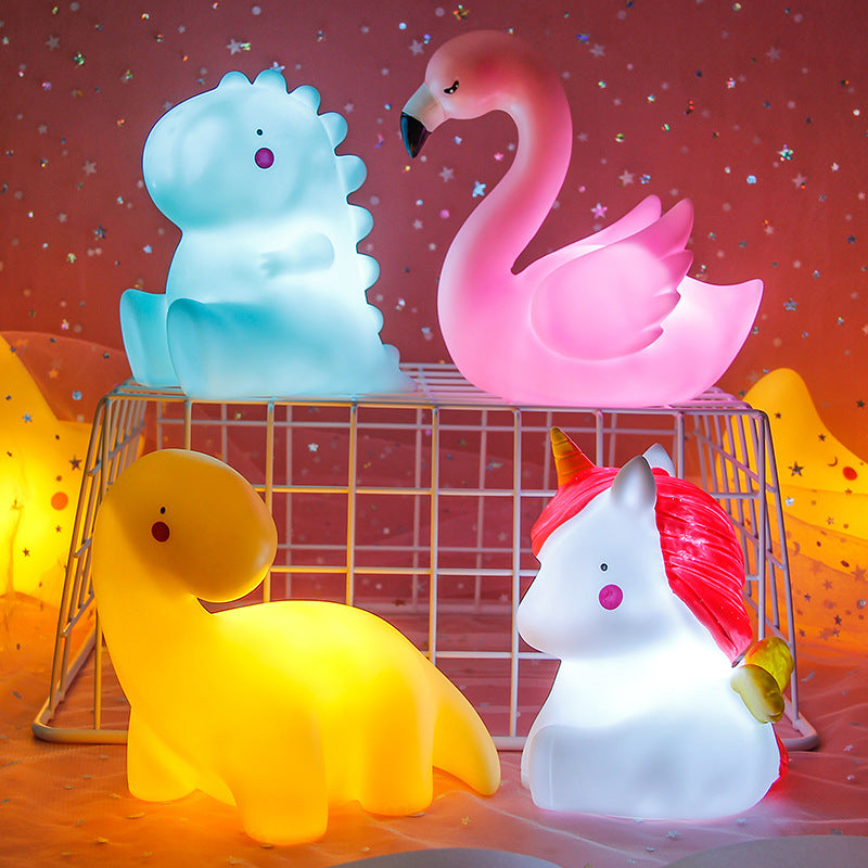 Creative Explosive Cartoon Night Lights Wholesale Street Stall Sources Night Market Hot Selling Luminous Toys Scanning Code Gifts Children's Gifts