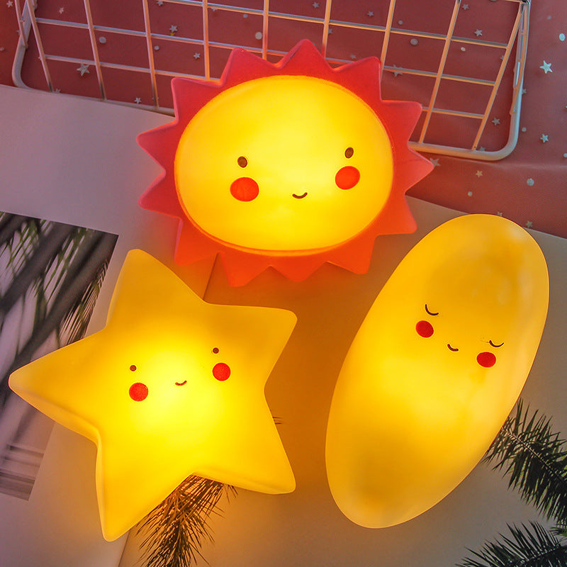 Creative Explosive Cartoon Night Lights Wholesale Street Stall Sources Night Market Hot Selling Luminous Toys Scanning Code Gifts Children's Gifts