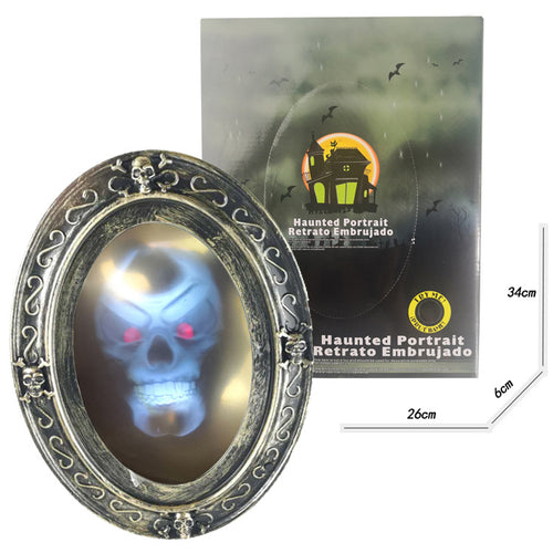 (MOQ: 3 pcs) Light-controlled magic mirror, mirror, Snow Queen dance party performance, drama performance props, Halloween decoration
