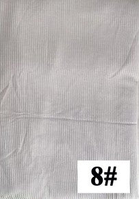 New bamboo fiber jersey elastic breathable ribbed knitted scarf women's solid color soft striped headscarf pit stripes