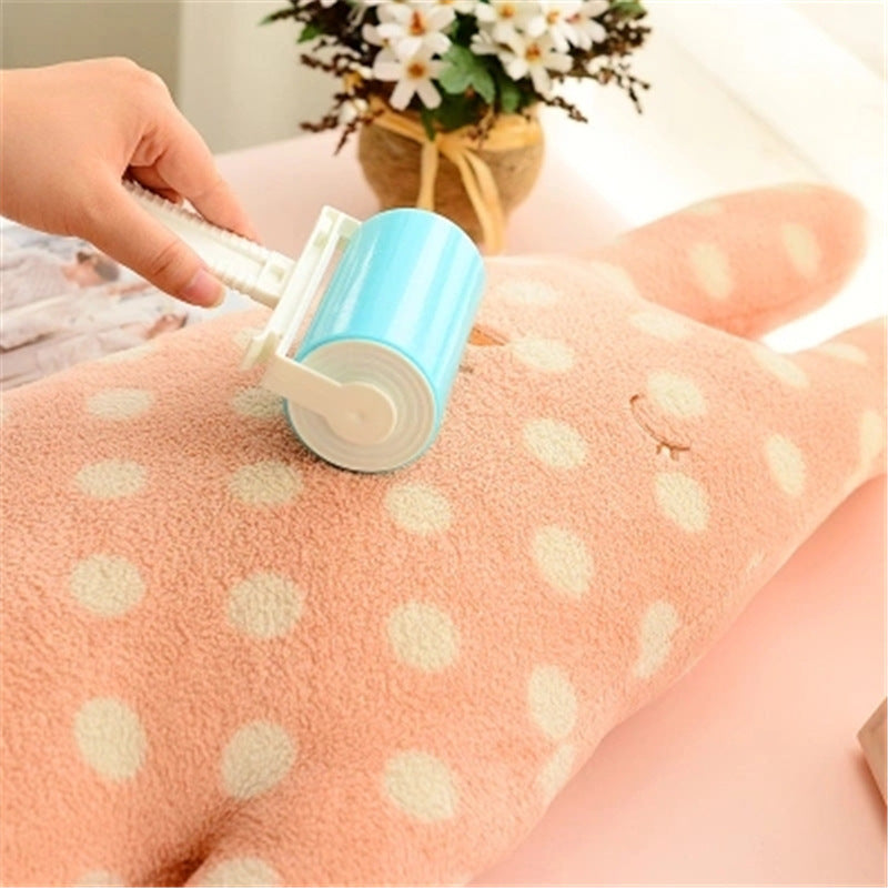 Washable roller lint remover with lid, portable dust remover for clothes, carpet and bed sheets, dust remover