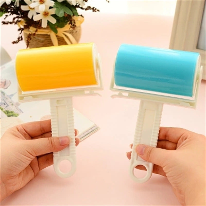 Washable roller lint remover with lid, portable dust remover for clothes, carpet and bed sheets, dust remover