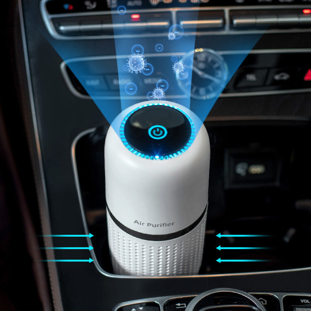 New P02 Car Air Purifier Small Mini PM2.5 Sterilization and Formaldehyde Removal Car Air Purifier