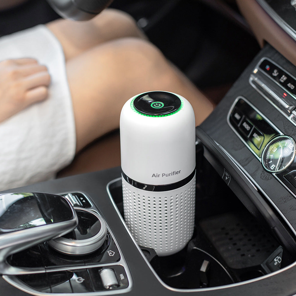 New P02 Car Air Purifier Small Mini PM2.5 Sterilization and Formaldehyde Removal Car Air Purifier