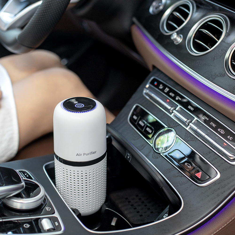 New P02 Car Air Purifier Small Mini PM2.5 Sterilization and Formaldehyde Removal Car Air Purifier