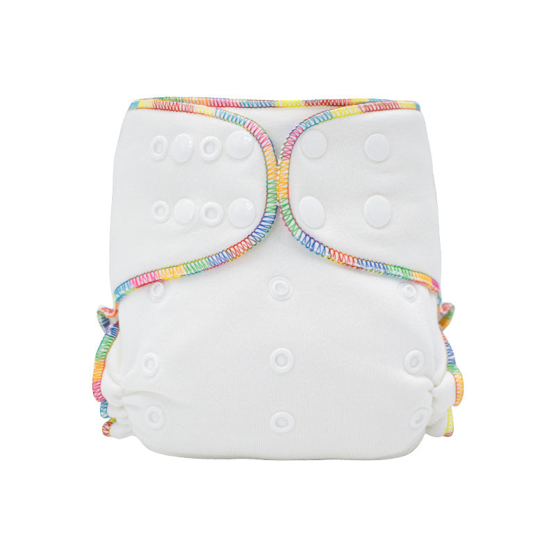 Baby cloth diapers fitted diaper bamboo cotton breathable and comfortable non-leakproof washable diapers
