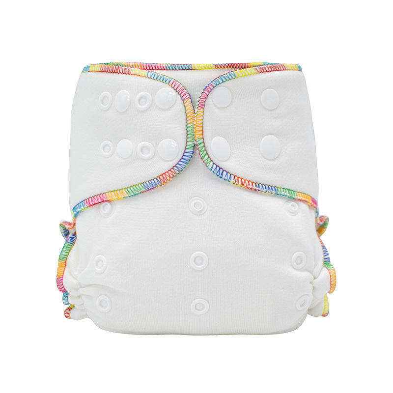 Baby cloth diapers fitted diaper bamboo cotton breathable and comfortable non-leakproof washable diapers