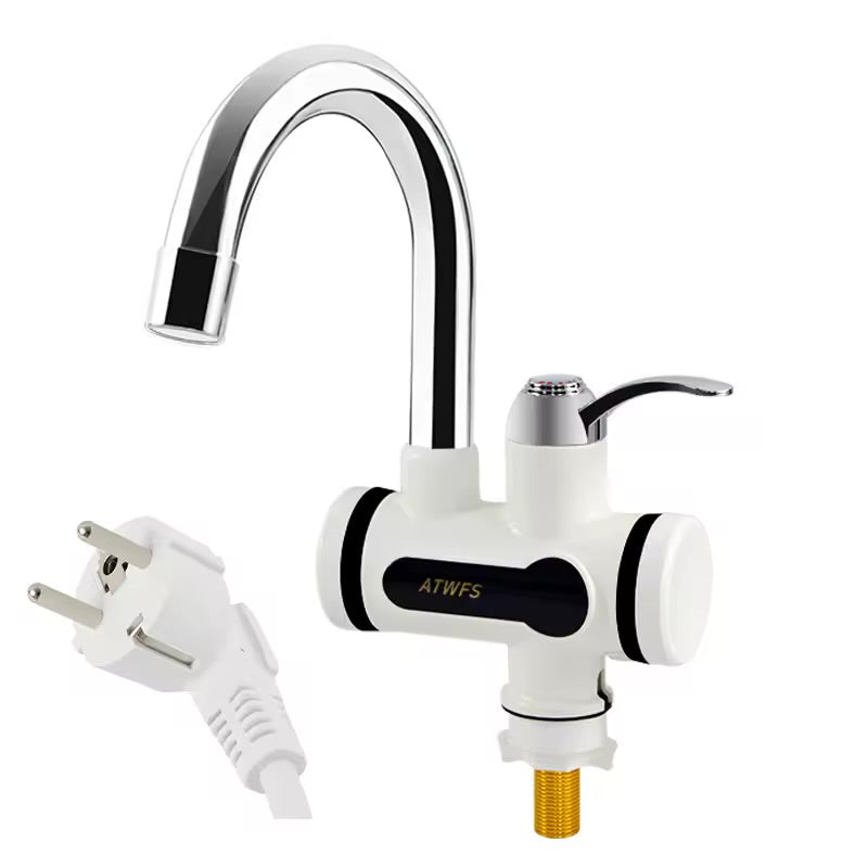 3000W Temperature Display Instant Hot Water Tap Tankless Electric Faucet Kitchen Instant Hot Faucet Water Heater Water Heating