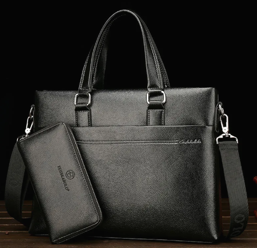 New Kangaroo men's bag briefcase men's handbag business bag briefcase cross-border supply