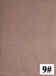 New bamboo fiber jersey elastic breathable ribbed knitted scarf women's solid color soft striped headscarf pit stripes