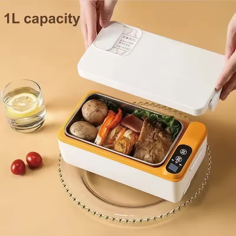 Insulated electric lunch box 304 stainless steel rechargeable lunch box portable office worker insulation rechargeable insulation box