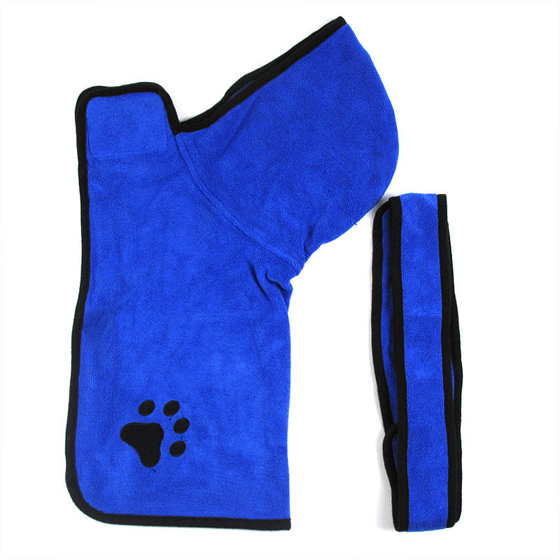 Factory direct new pet super absorbent towel dog bathrobe cat bath towel pet supplies custom