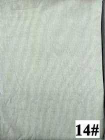 New bamboo fiber jersey elastic breathable ribbed knitted scarf women's solid color soft striped headscarf pit stripes