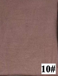 New bamboo fiber jersey elastic breathable ribbed knitted scarf women's solid color soft striped headscarf pit stripes