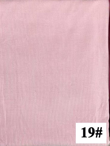 New bamboo fiber jersey elastic breathable ribbed knitted scarf women's solid color soft striped headscarf pit stripes