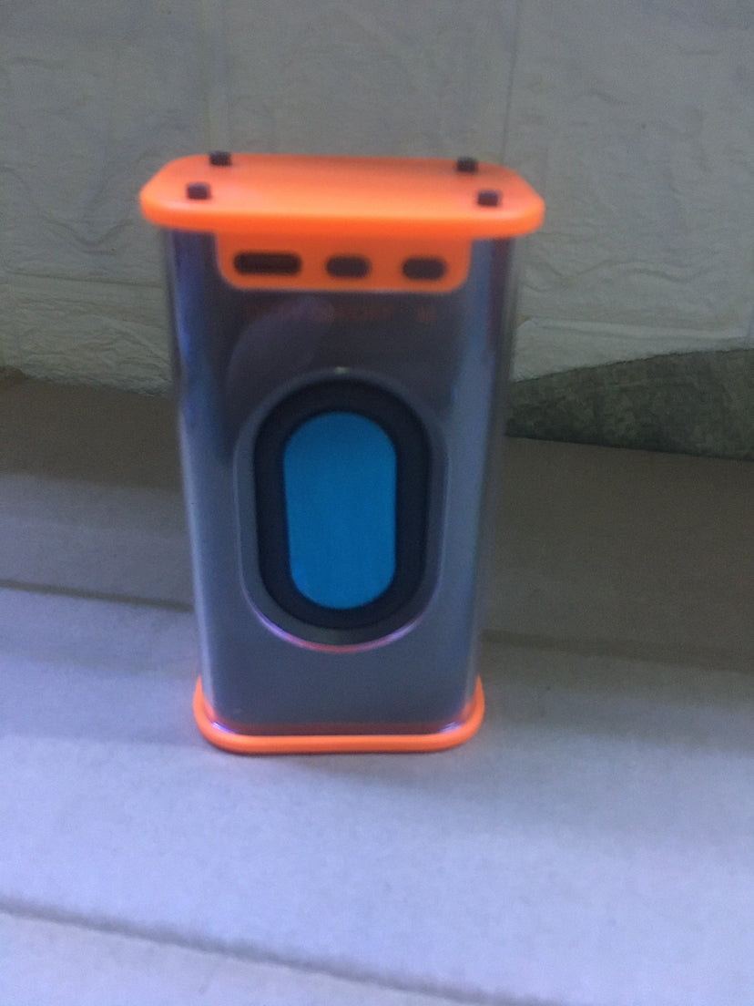 K07 Transparent Mecha Cannon Bluetooth Speaker Sound and Light Rhythm Subwoofer TWS Series Bluetooth 5.0 Creative