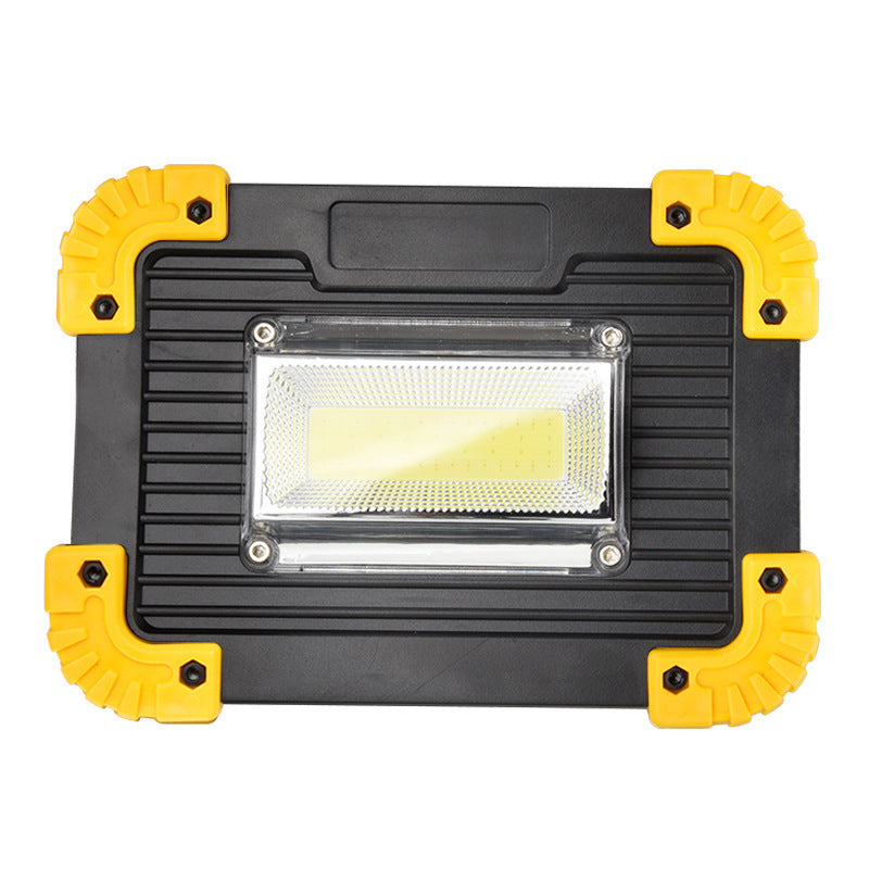 New USB rechargeable portable searchlight portable lawn light COB work light flashlight outdoor emergency lighting
