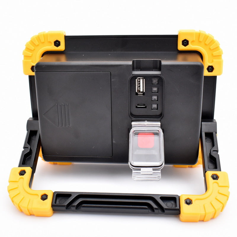 New USB rechargeable portable searchlight portable lawn light COB work light flashlight outdoor emergency lighting
