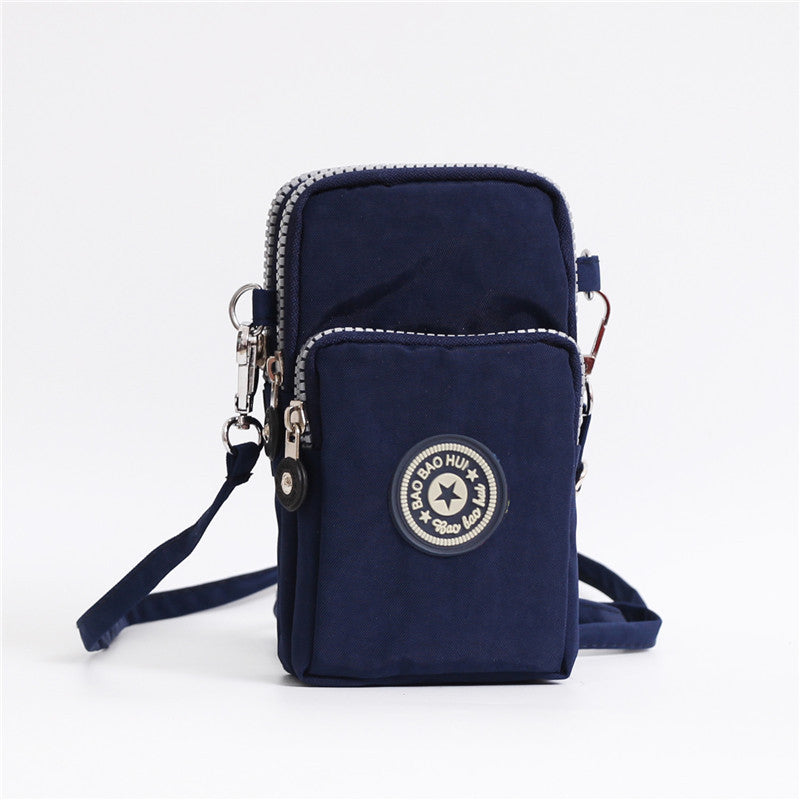 Wholesale mobile phone bag coin purse mini bag crossbody bag fabric mobile phone bag neck strap wrist bag arm mobile phone bag