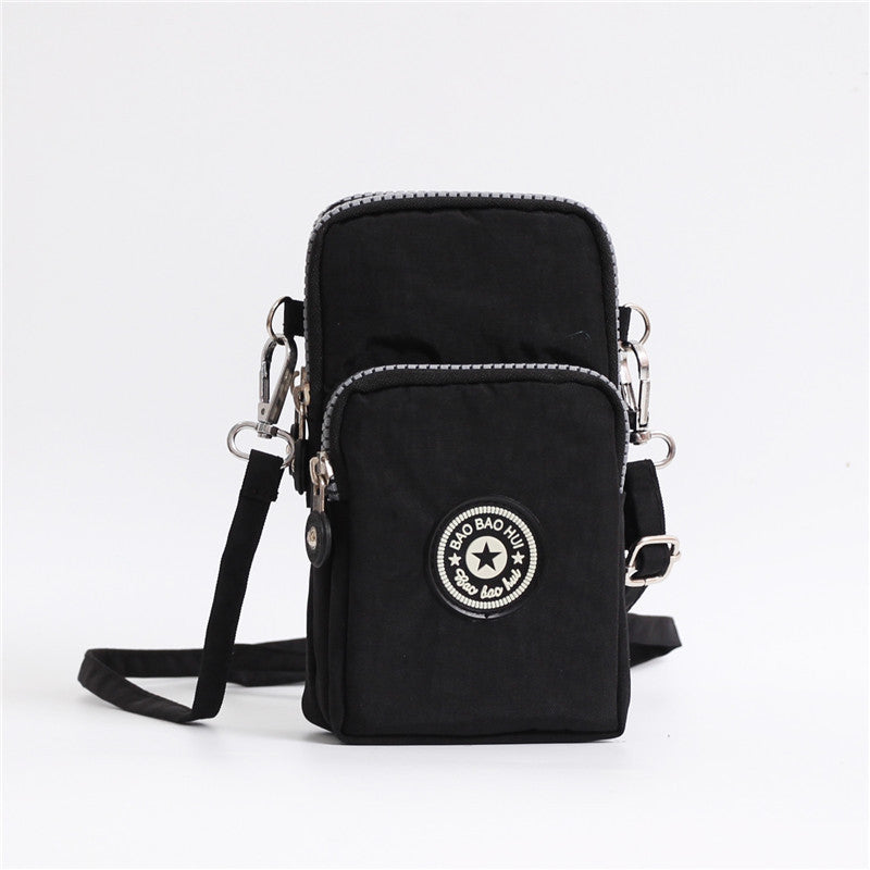 Wholesale mobile phone bag coin purse mini bag crossbody bag fabric mobile phone bag neck strap wrist bag arm mobile phone bag