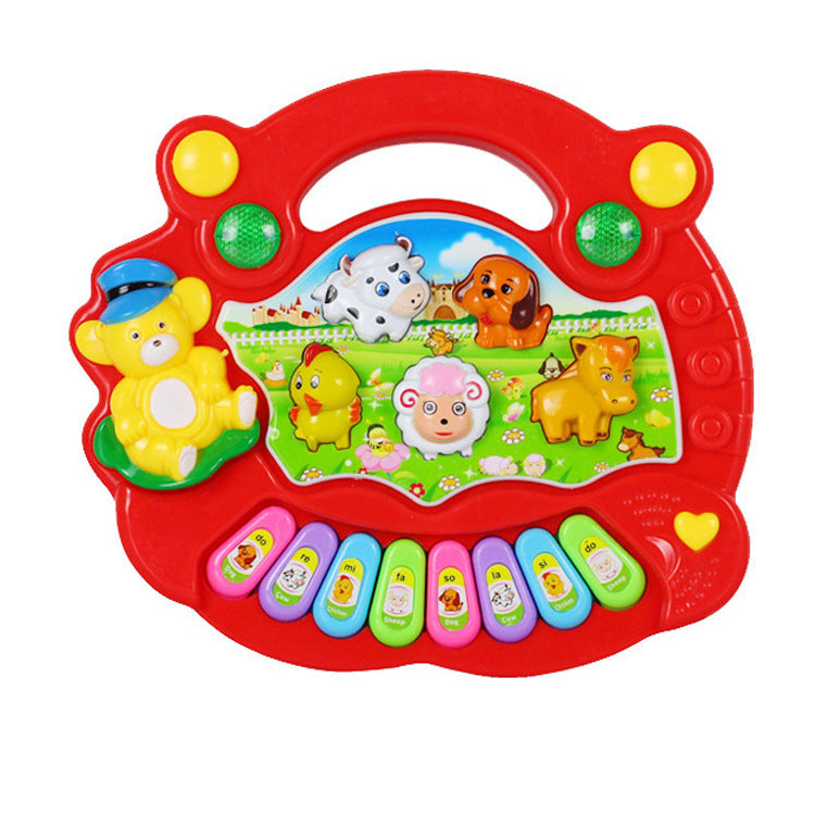 Cartoon Animal Farm Musical Piano Baby Enlightenment Early Education Educational Electronic Piano Toy Children's Toy Electronic Piano