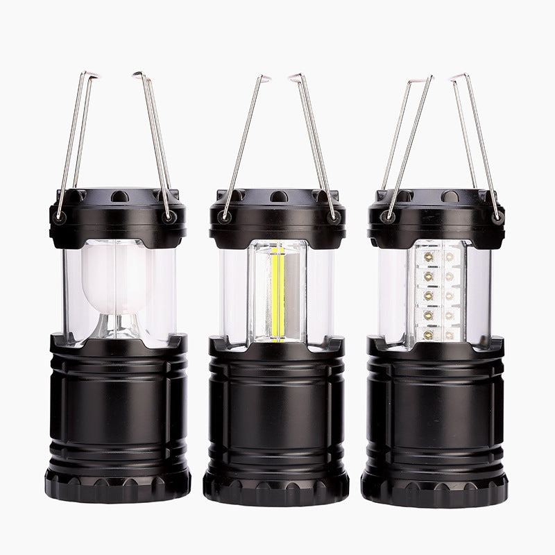 Cross-border LED camping lantern portable stretch portable tent lantern lighting lantern emergency light outdoor camping lantern