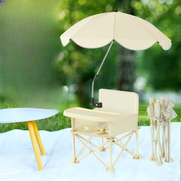 South Korea INS same baby camping folding dining chair cross-border portable baby dining table export children's small chair