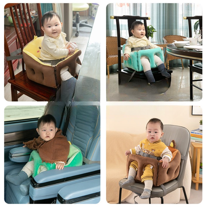 Cross-border baby learning to sit infant multifunctional dining chair anti-fall car safety stool seat children's sofa wholesale