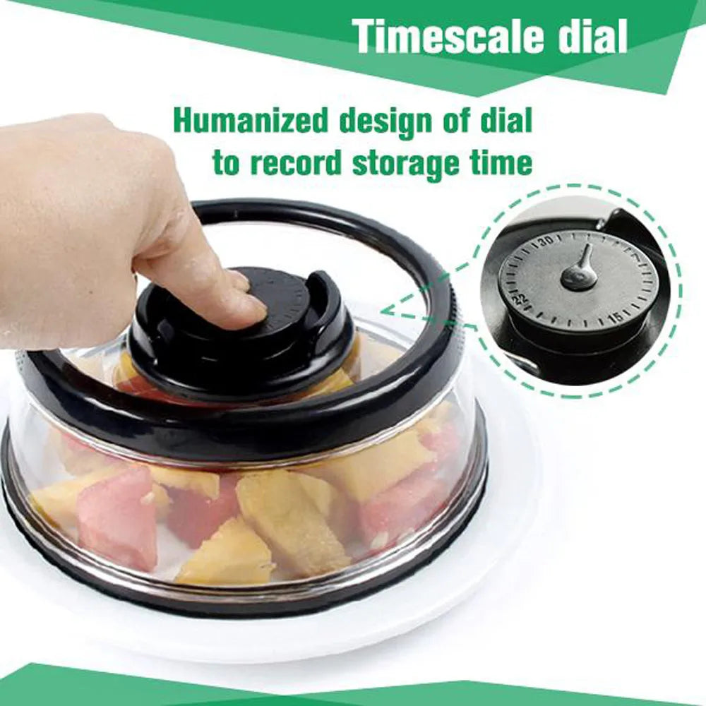 Vacuum Food Sealer Mintiml Cover Kitchen Instant Vacuum Food Sealer Fresh Cover  Refrigerator Dish Cover Kitchen Tool 7