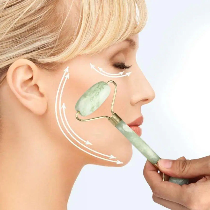 1PCS Natural Facial Beauty Massage Tool Jade Roller Face Thin massager Relaxation Tool Dropship face massager jade roller 1.24