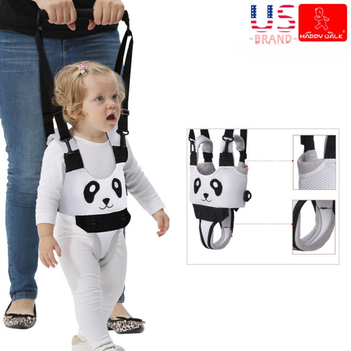 Baby learning walker, baby learning to walk, children learning to walk, breathable, anti-strangulation and anti-fall, bear learning walker, one piece for delivery