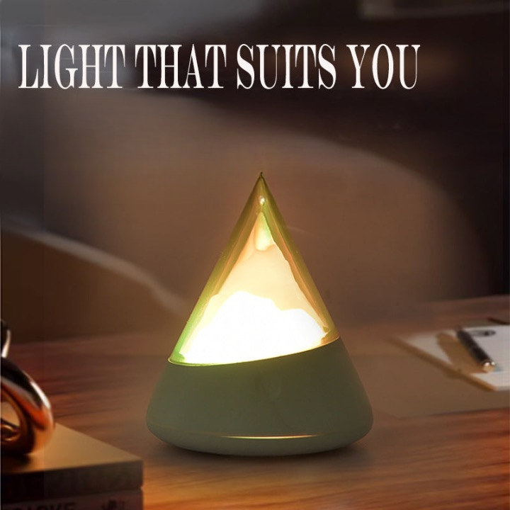 Cross-border USB water ripple night light live atmosphere light gift bedroom bedside table lamp couple fun light supplies