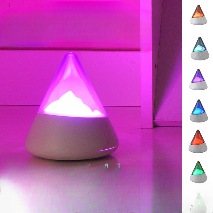 Cross-border USB water ripple night light live atmosphere light gift bedroom bedside table lamp couple fun light supplies