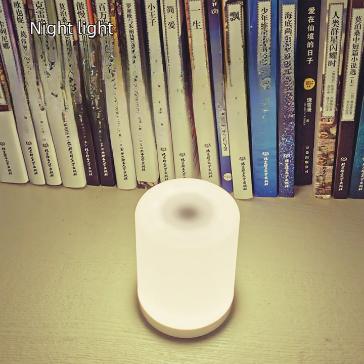 Rechargeable touch bedside night light wireless eye protection dormitory good thing baby feeding artifact get up at night toilet pat light