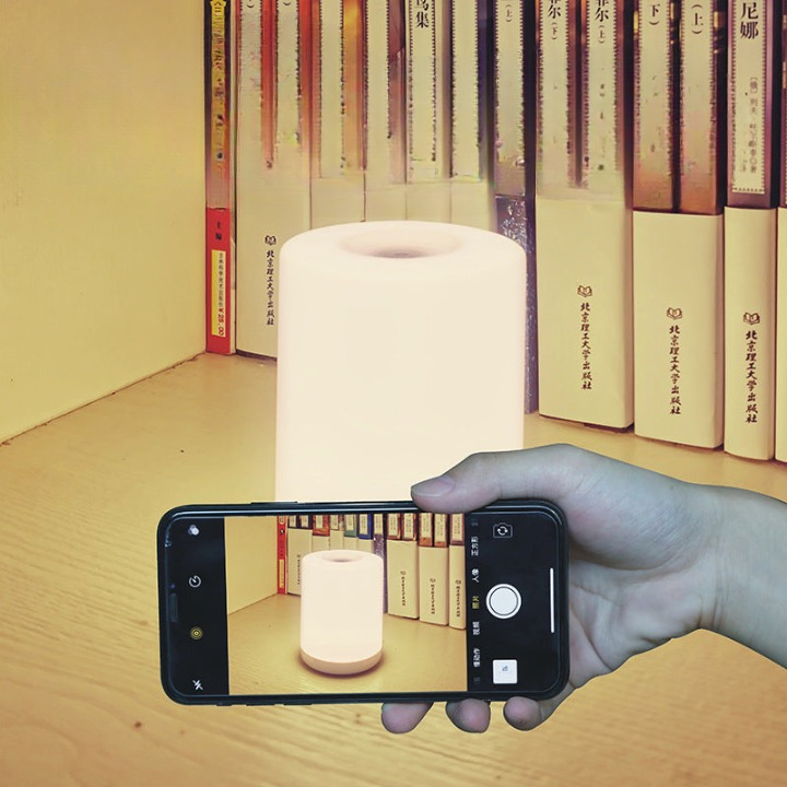 Rechargeable touch bedside night light wireless eye protection dormitory good thing baby feeding artifact get up at night toilet pat light